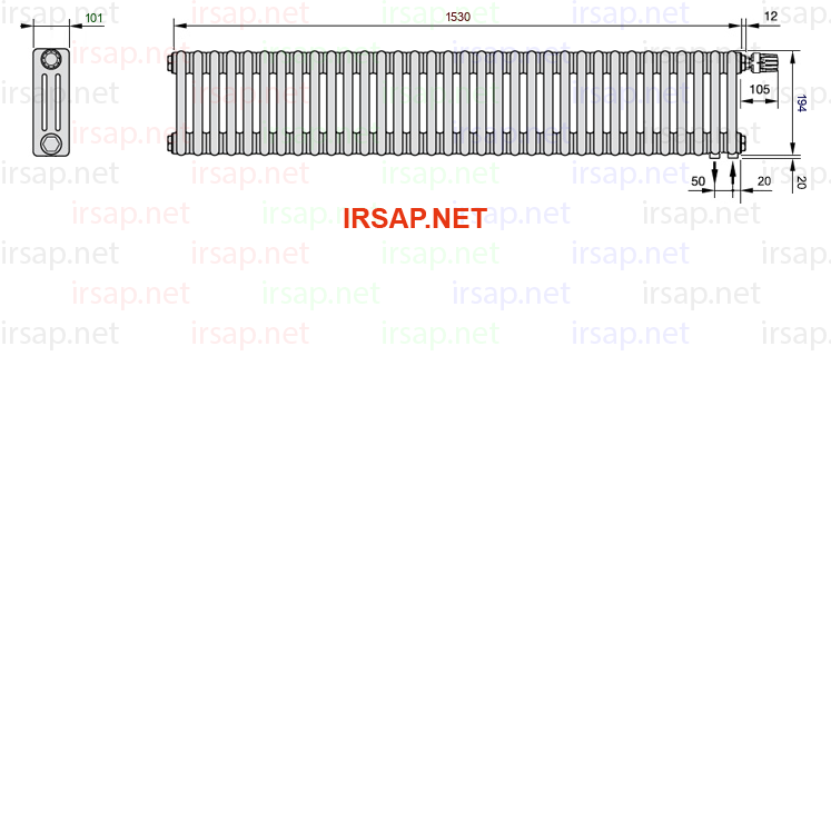 Радиатор IRSAP Tesi 30200/34 T25 CL 01